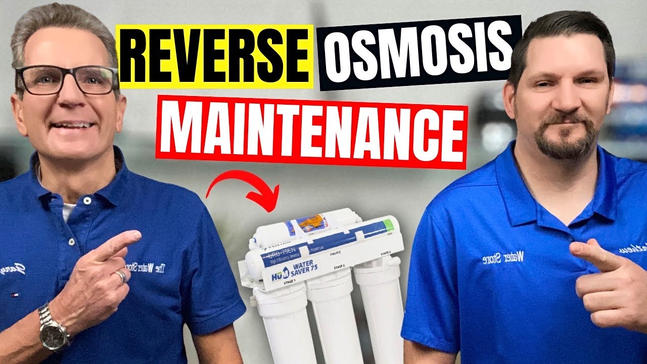 Entretien du systme d'eau potable par osmose inverse DIY - Trucs et a