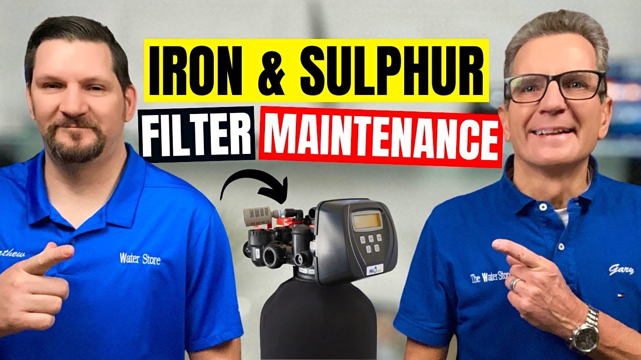 EASY DIY Iron & Sulphur Filter MAINTENANCE