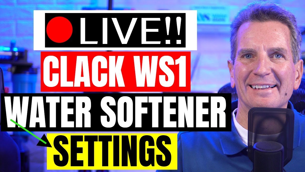 Water Softener Installation 4: Clack WS1 Programming