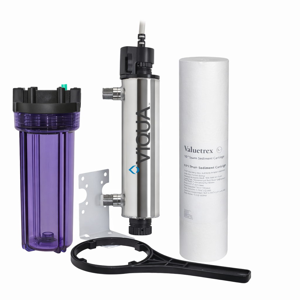 VT4/12 UV System with 10" Slimline Filter Housing and Sediment Prefilter | Bundle