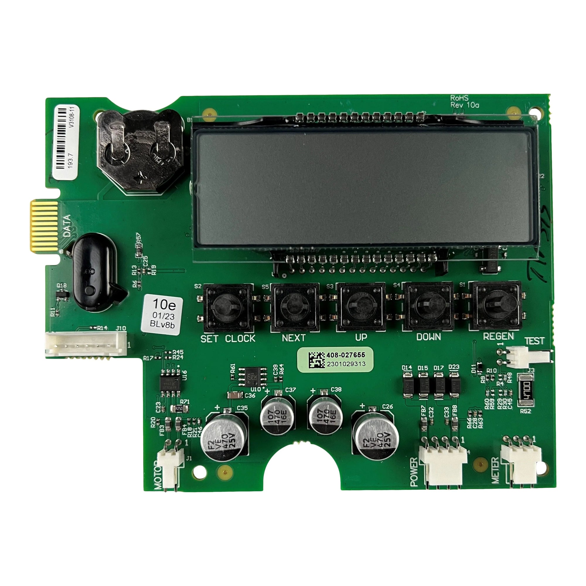 Clack WS1 5 Button Valve Circuit Board V3108