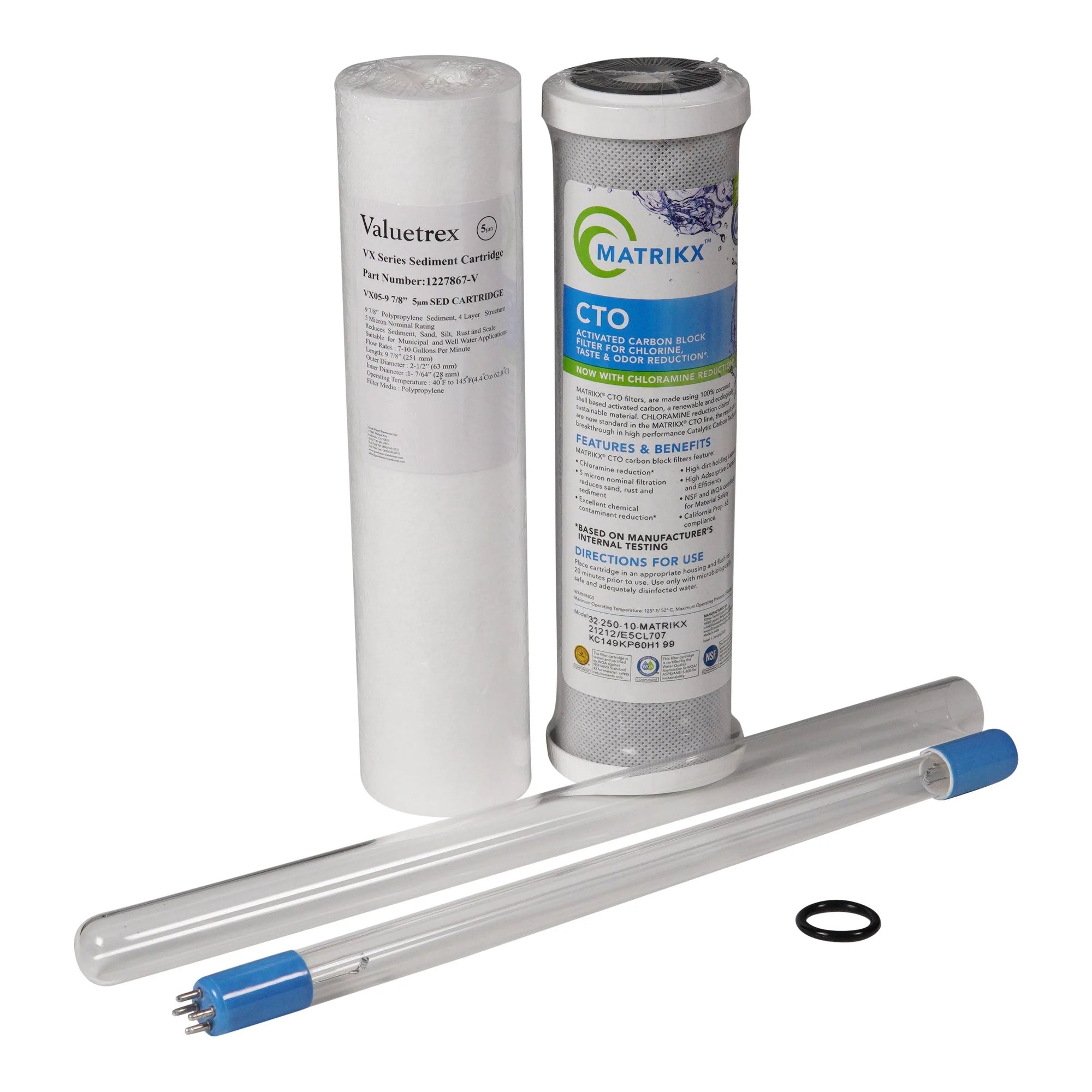 UV Dynamics MR180E-TP2S/110 Lamp, Filters, and Sleeve | Bundle