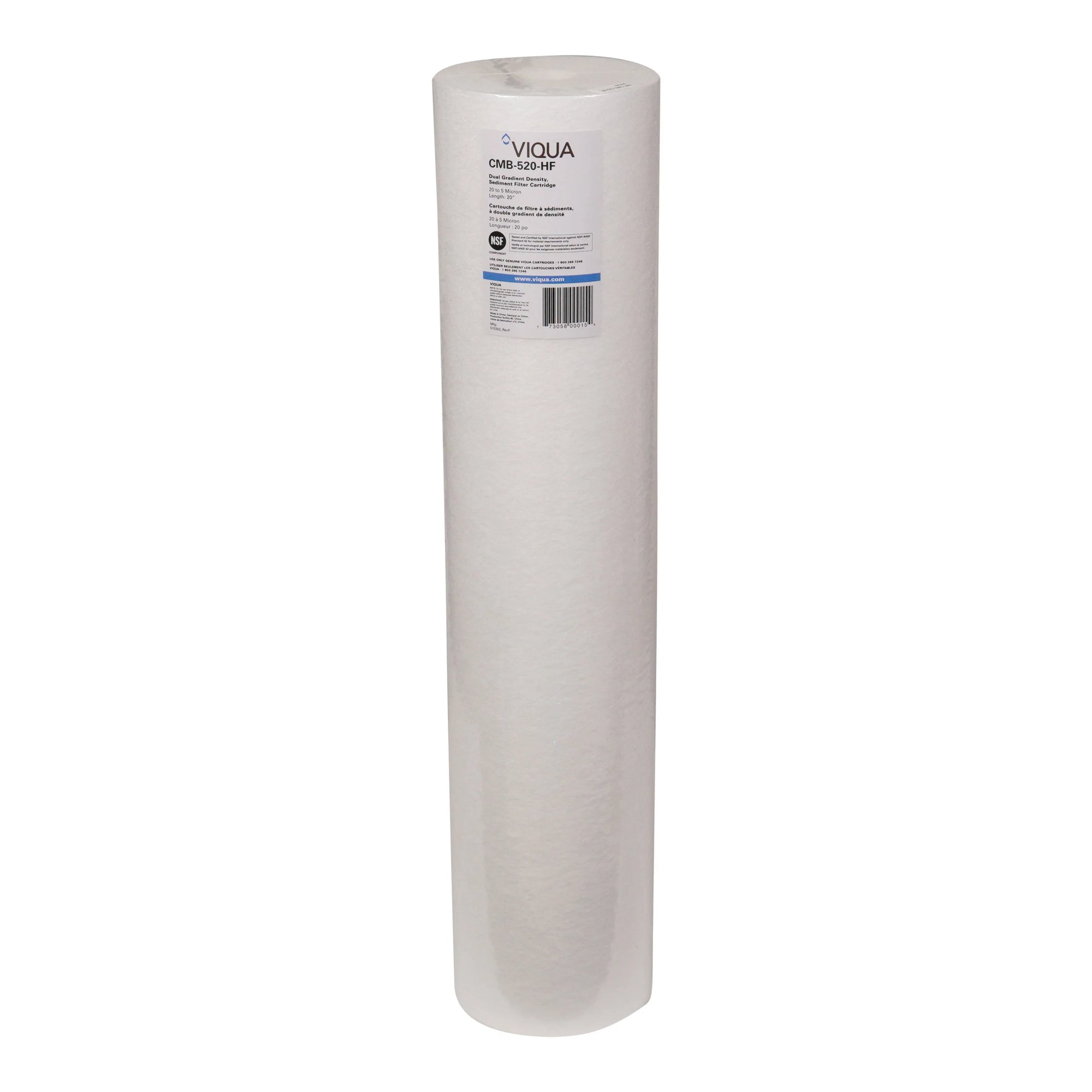 Viqua 20" 15 to 5 Micron Sediment Filter SMF CMB-520-HF