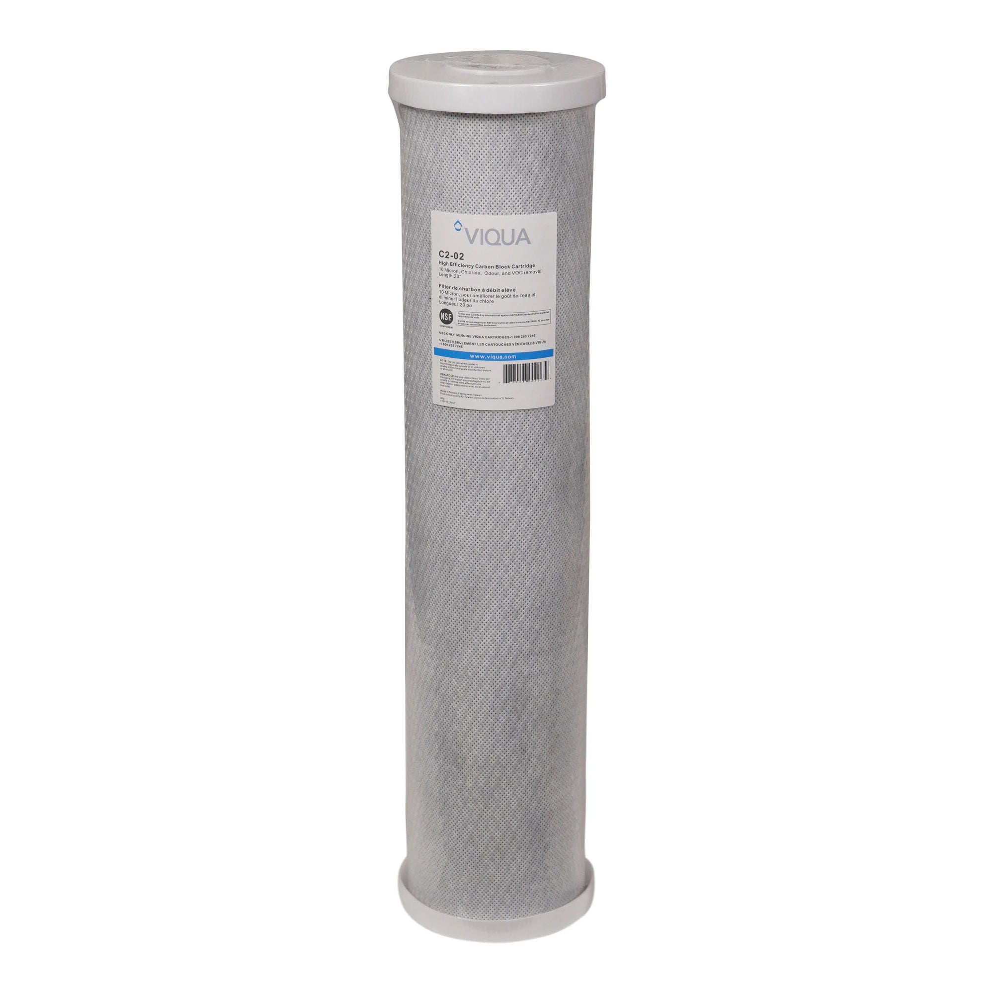 Viqua 20" BB Modified 10M Carbon Block Water Filter C2-02