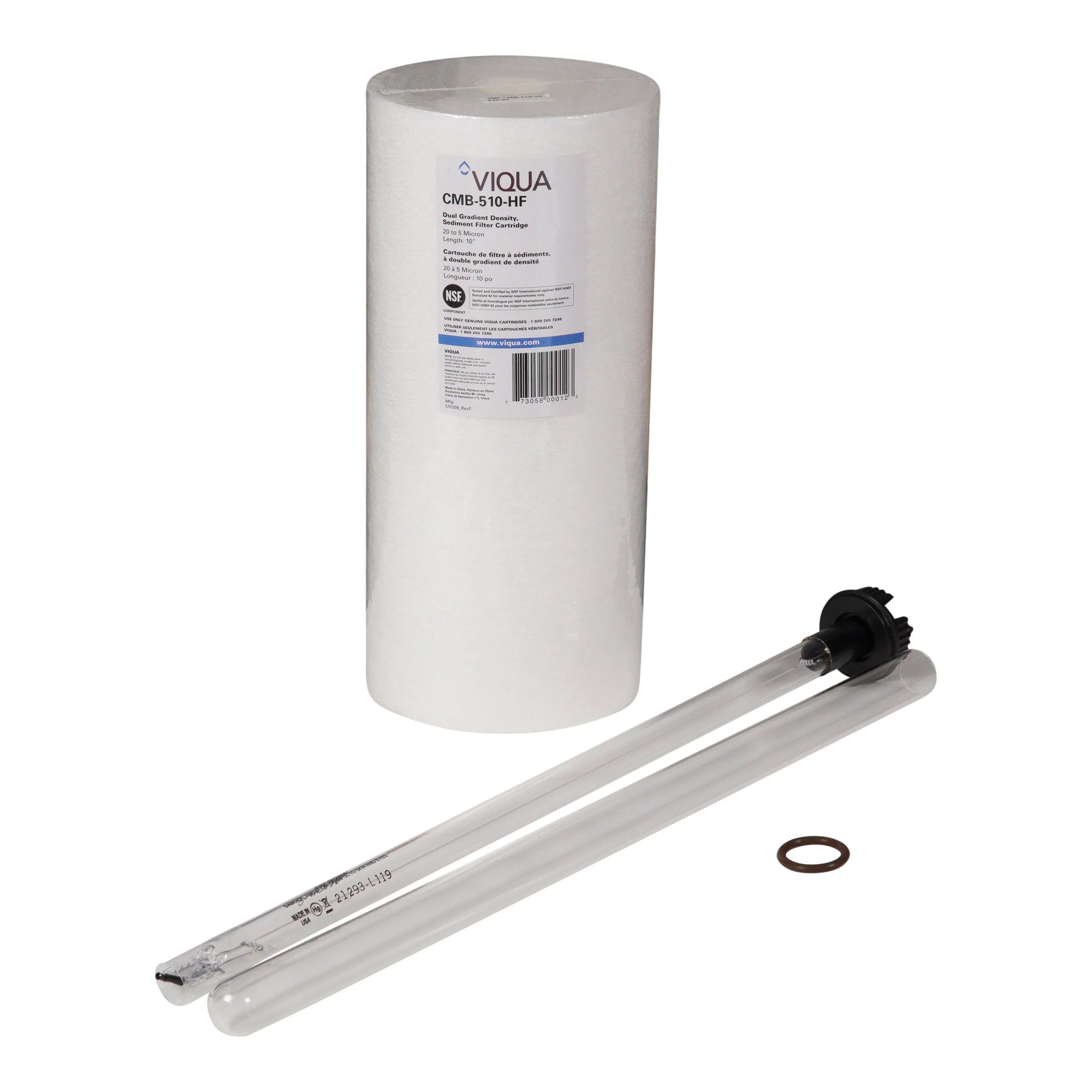 Viqua IHS10-D4 Genuine Replacement UV Lamp, Sleeve and Filter | Bundle