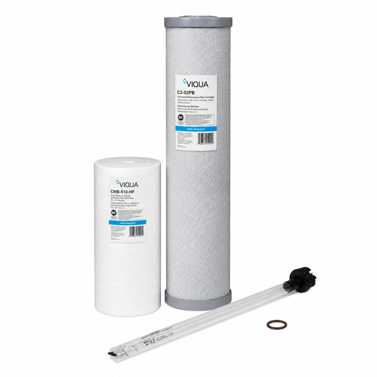 Viqua IHS12-D4 replacement UV lamp and filters bundle (quartz sleeve not included)