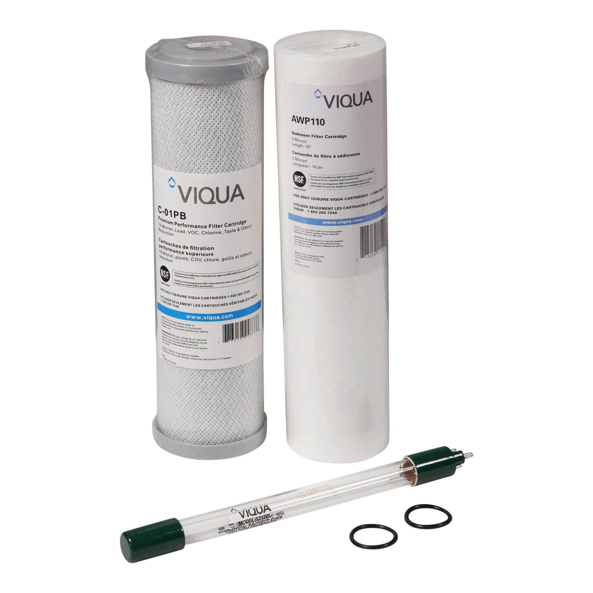 Viqua VT1-DWS Replacement UV Lamp and Filters | Bundle