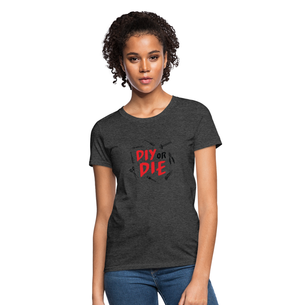 Women&#39;s DIY or Die T Shirt - heather black