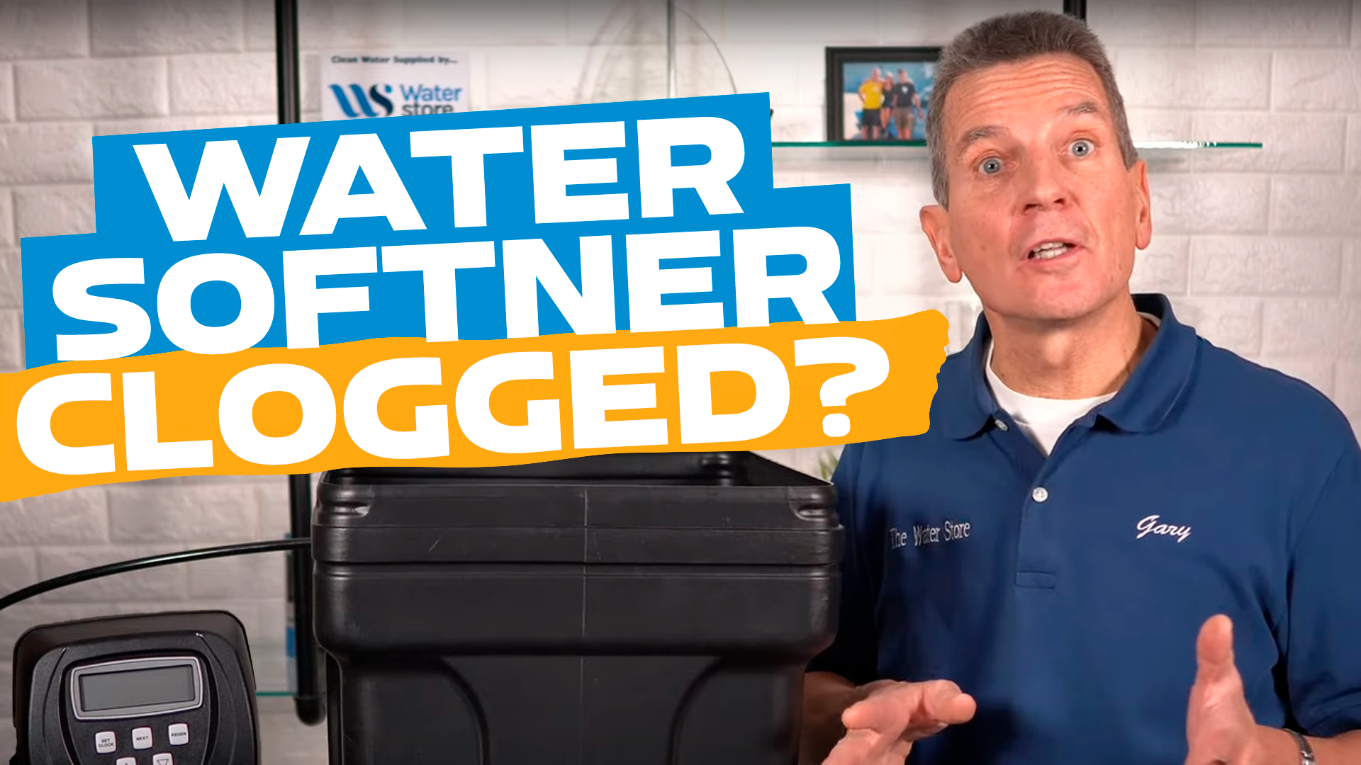 Clogged water softener Tutorial