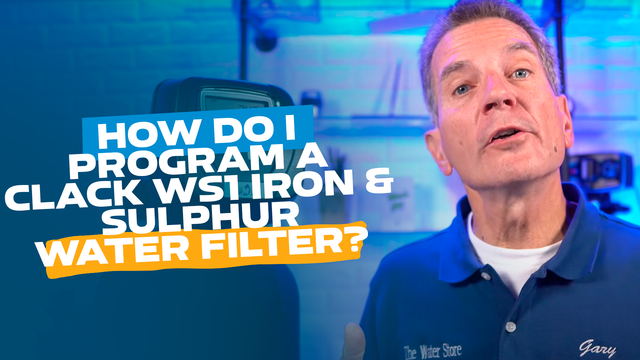 How Do I Program a Clack WS1 Iron & Sulphur Water Filter?