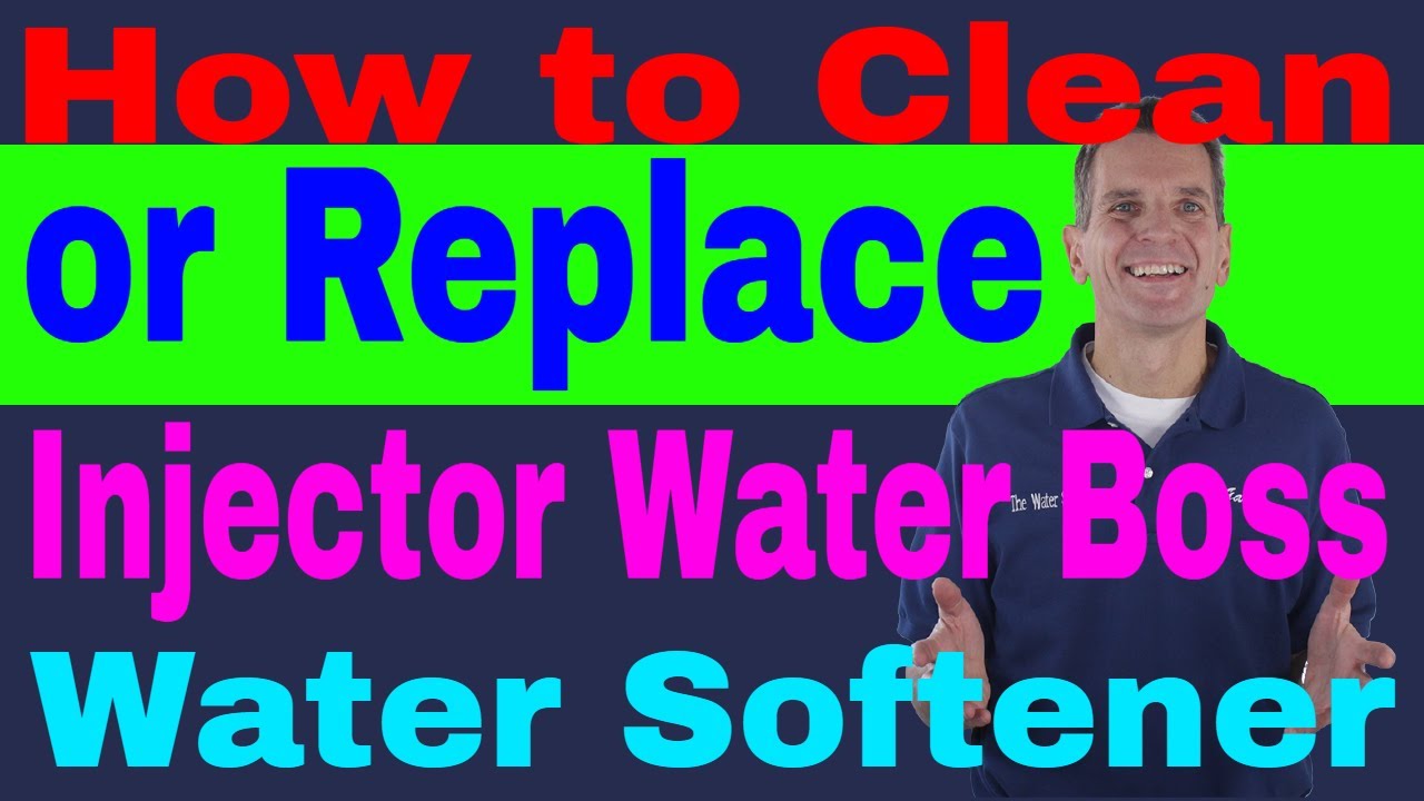 Water Boss Water Softener Maintenance & Repair - Clean or Replace Injector 5 Easy Steps