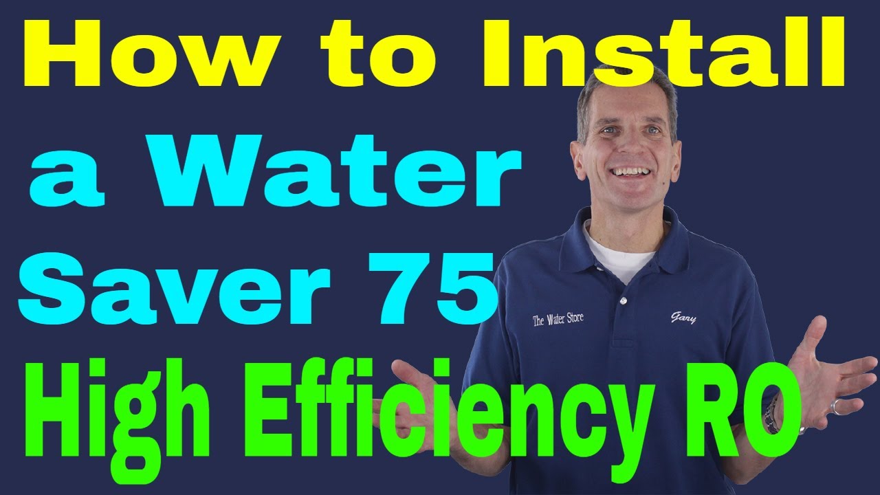 How to INSTALL HUM WATER SAVER 75 High Efficiency Reverse Osmosis Drinking Water System