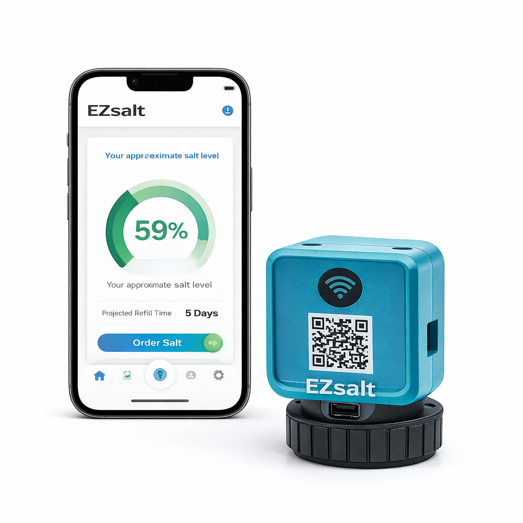 EZsalt Sensor 3.0 Wi-Fi Salt Level Monitor for Water Softener Brine Tanks
