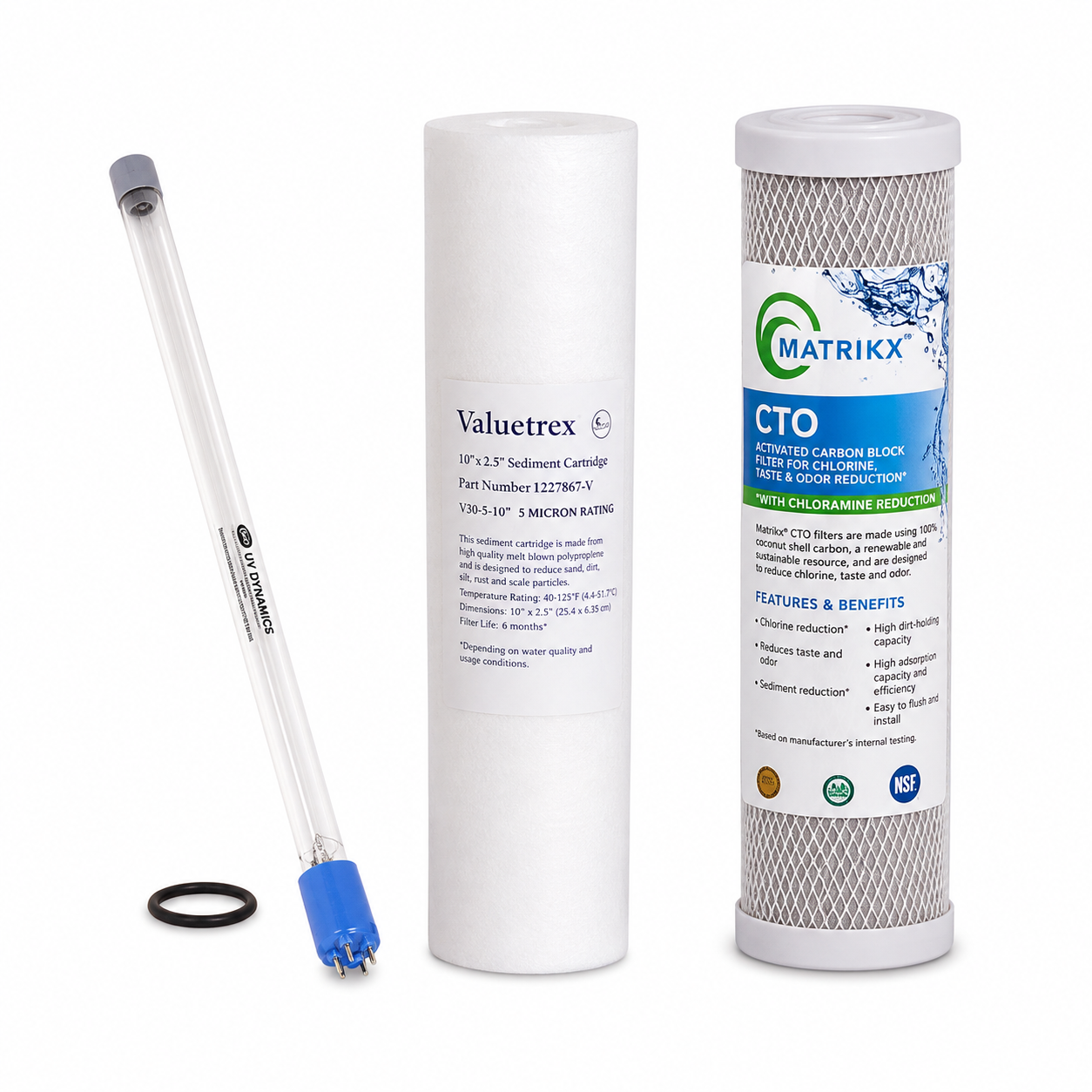 HUM Safe Water 6 Lamp and Filters | Bundle