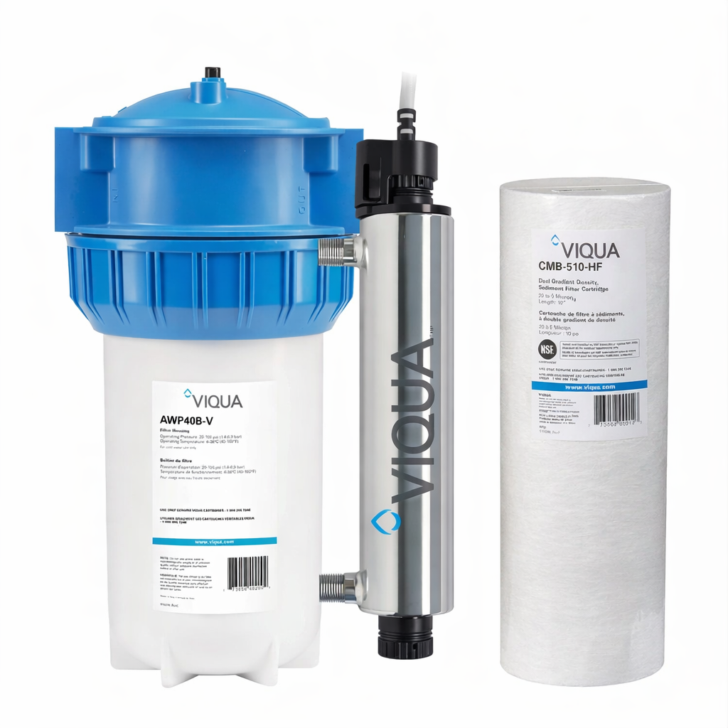 VT4/12 UV System with 10" Big Blue Filter Housing and Sediment Prefilter | Bundle