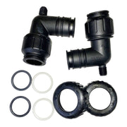 Clack WS1  3/4” John Guest 90 Degree Elbow V300715 - Pkg of 2