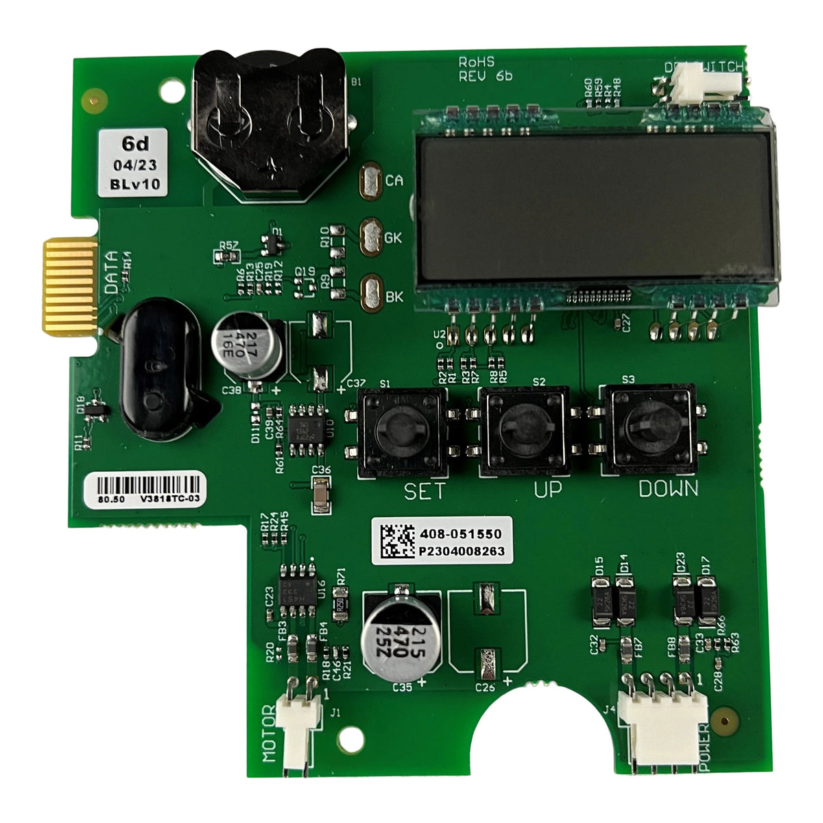 Clack WS1 3 Button Valve Circuit Board (V3108TC)