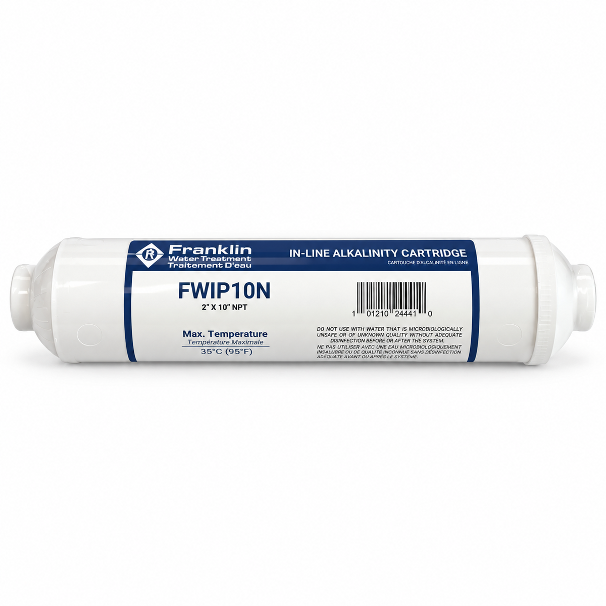 Excelpure 10" inline RO Remineralization Filter 1/4" FIP -AIC10C/ FWIP10N