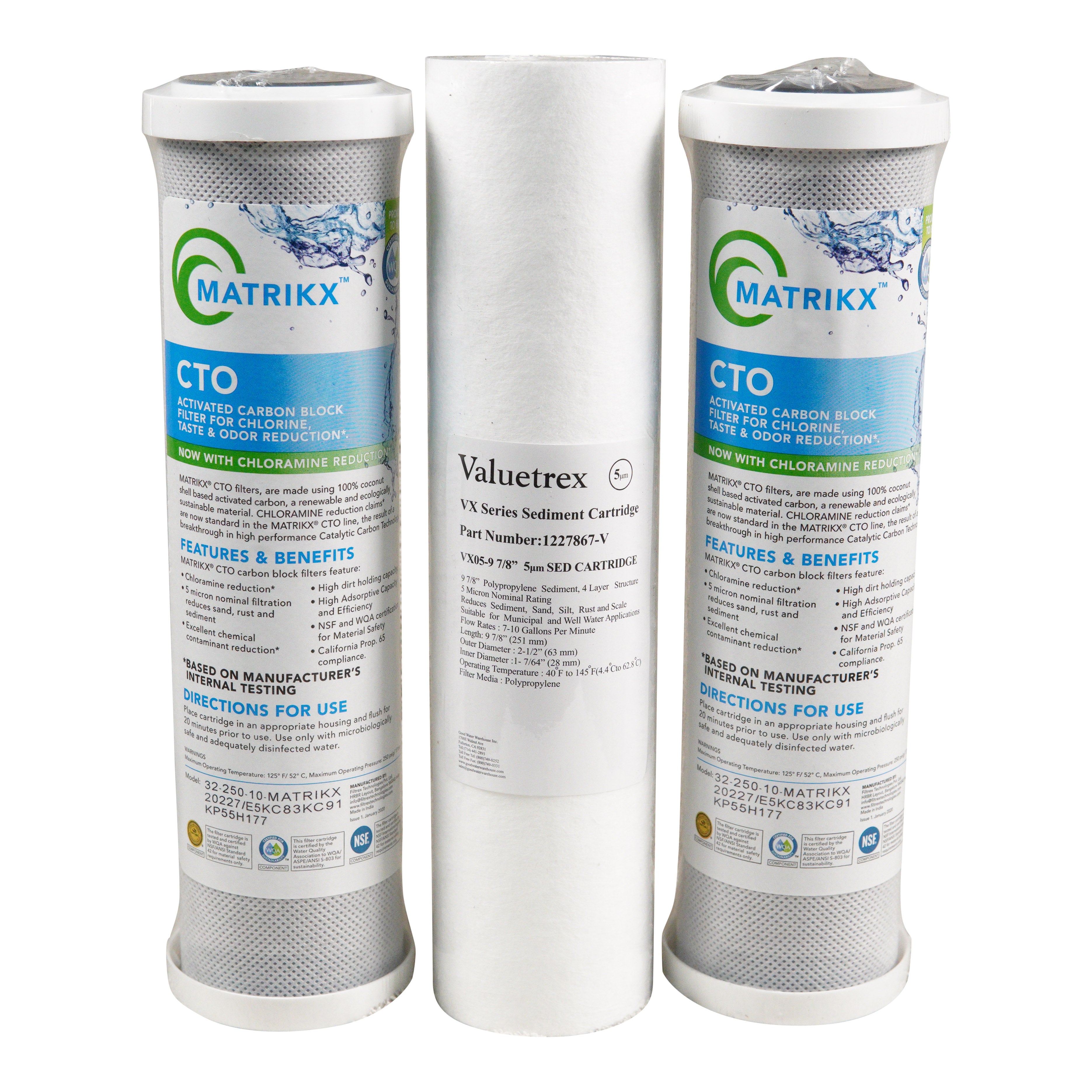 Generic Reverse Osmosis Combo 4 Stage - 3 Filters | Bundle