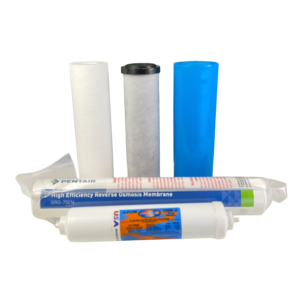 HUM Cottage Water 75 GDP R/O Replacement Filters + Membrane | Bundle ...