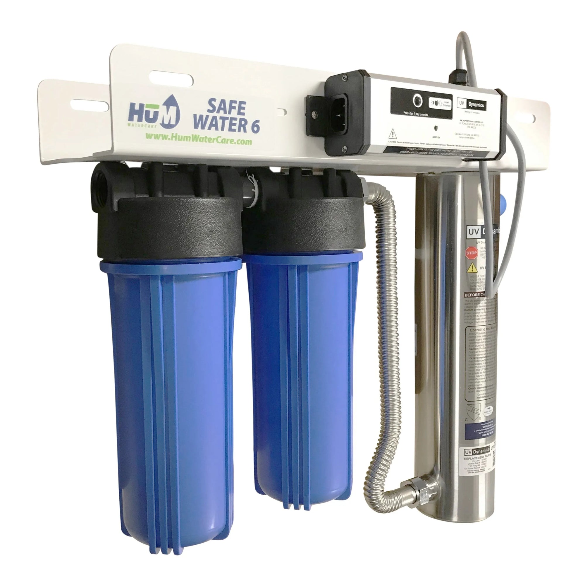 6 GPM UV Dynamics Minirack Ultraviolet System Part #MR180-TP2S/110