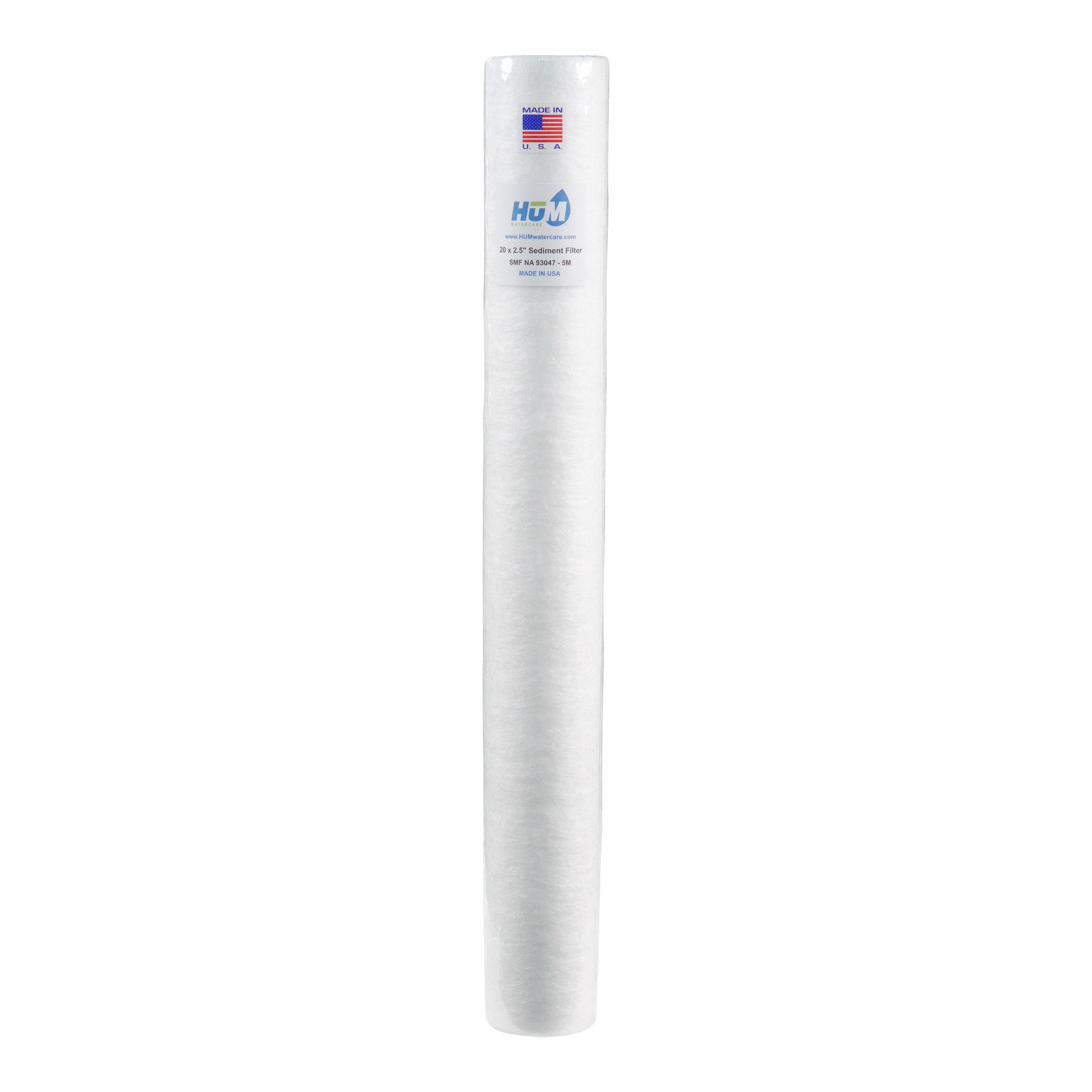 HUM Water Care 20" X 2.5" 5 Micron Sediment Filter