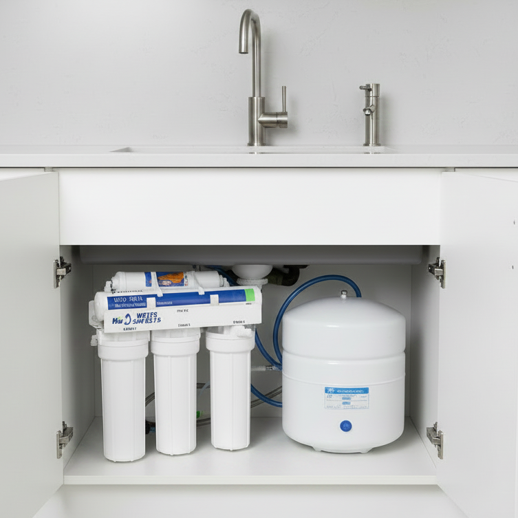 HUM Water Saver 75 RO System Brushed Nickel