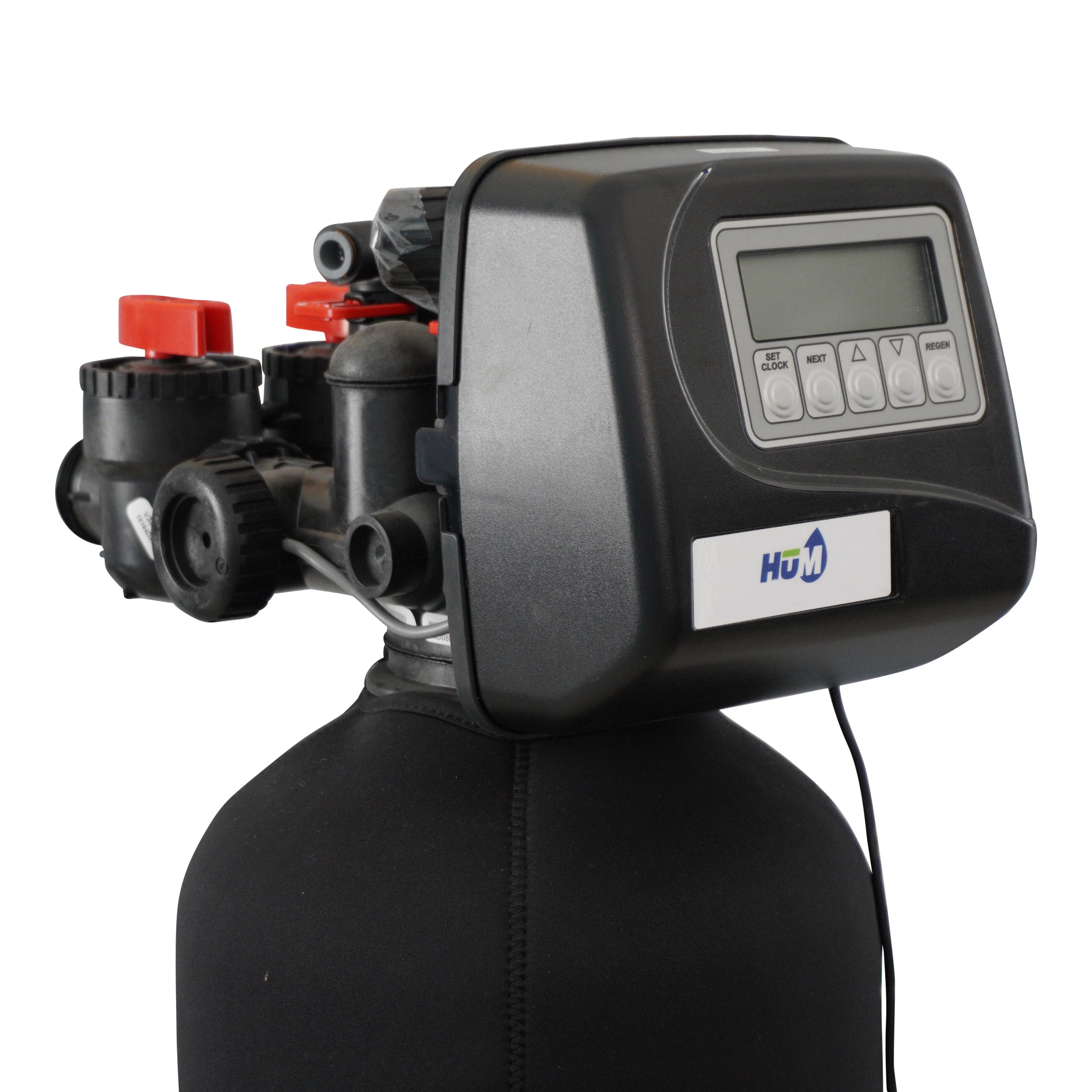 HUM Water1" Metered Water Softener Valve Side View