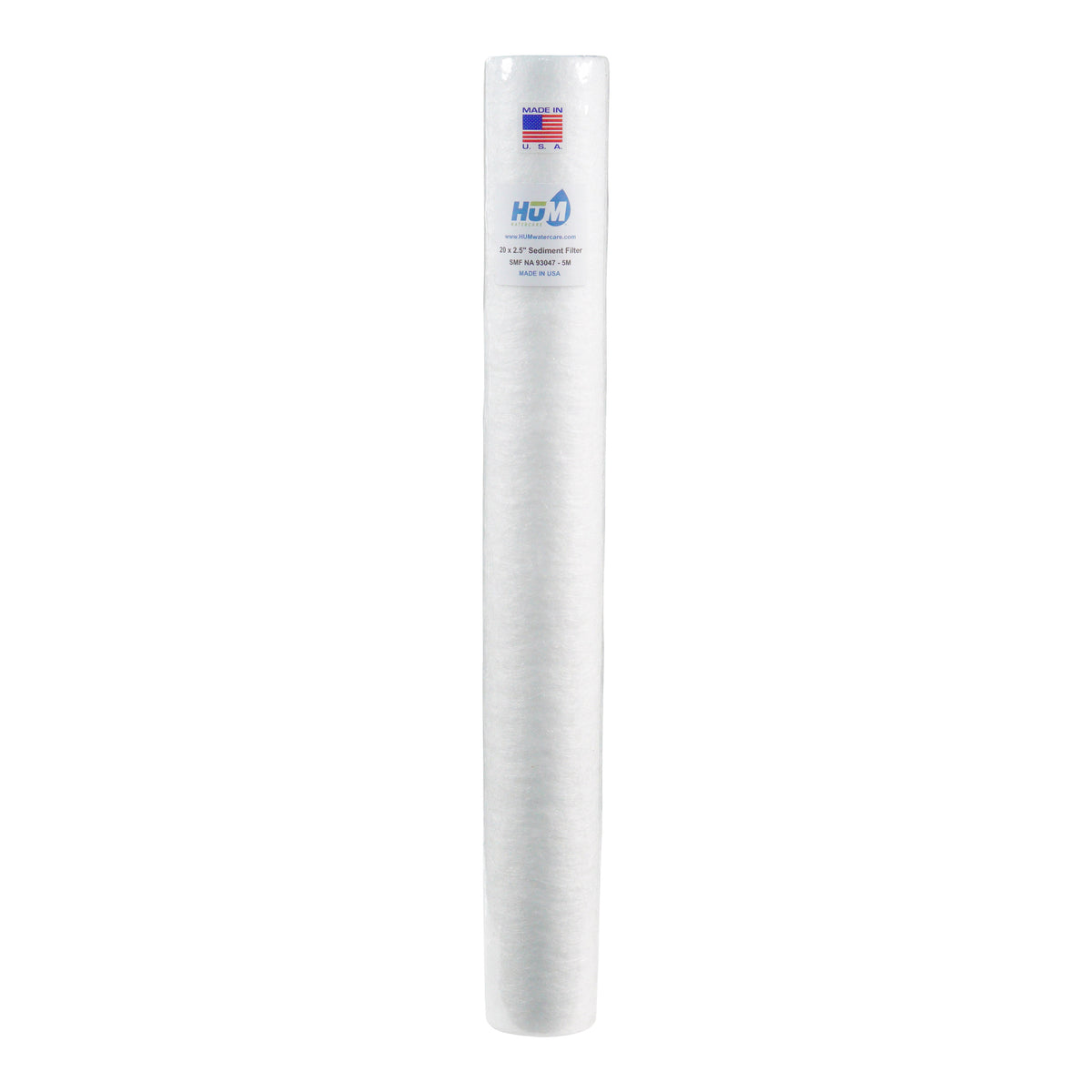 HUM Water Care 20" X 2.5" 5 Micron Sediment Filter