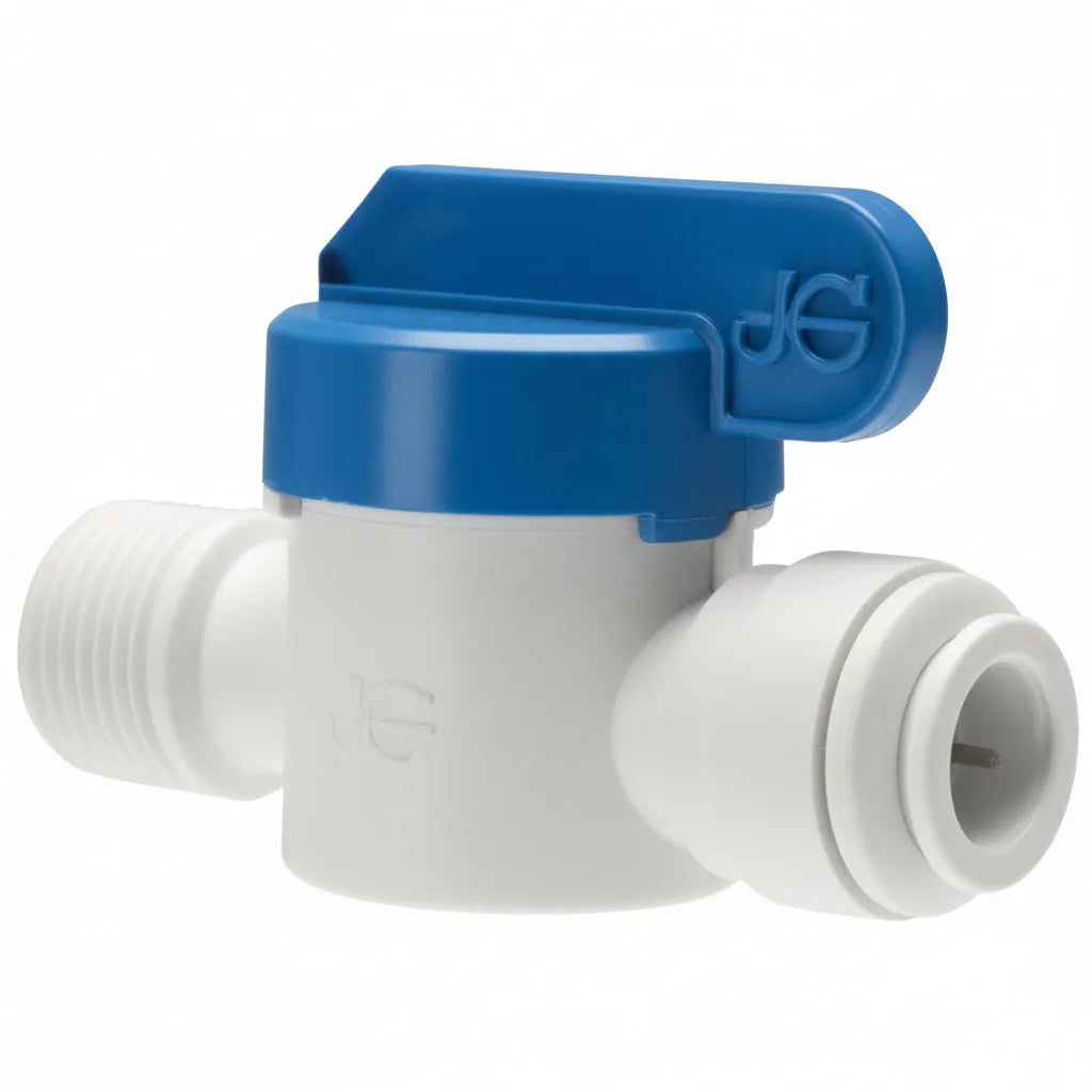 John Guest Ball Valve 1/4" #PPSV010822W Free Shipping