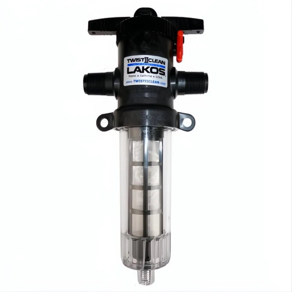 LAKOS Spindown Filter Housing - 3/4'' In/Out with 100 mesh sand filter