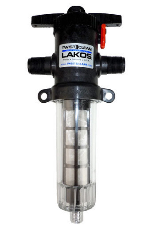 LAKOS Spindown Filter Housing - 3/4&#39;&#39; In/Out with 100 mesh sand filter