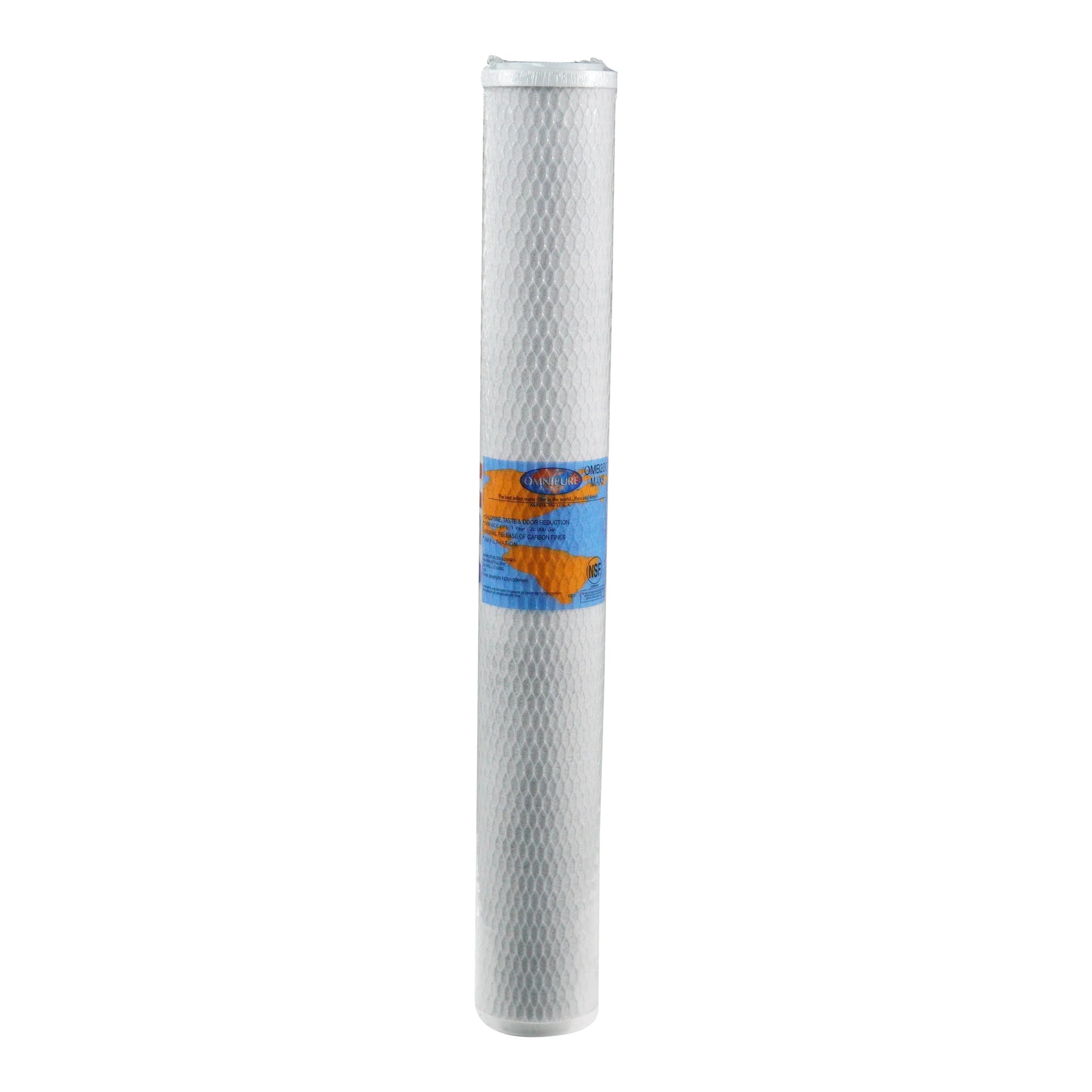 Omnipure® Filter 20" X 2.5" 10 MICRON CARBON #OMB200XF