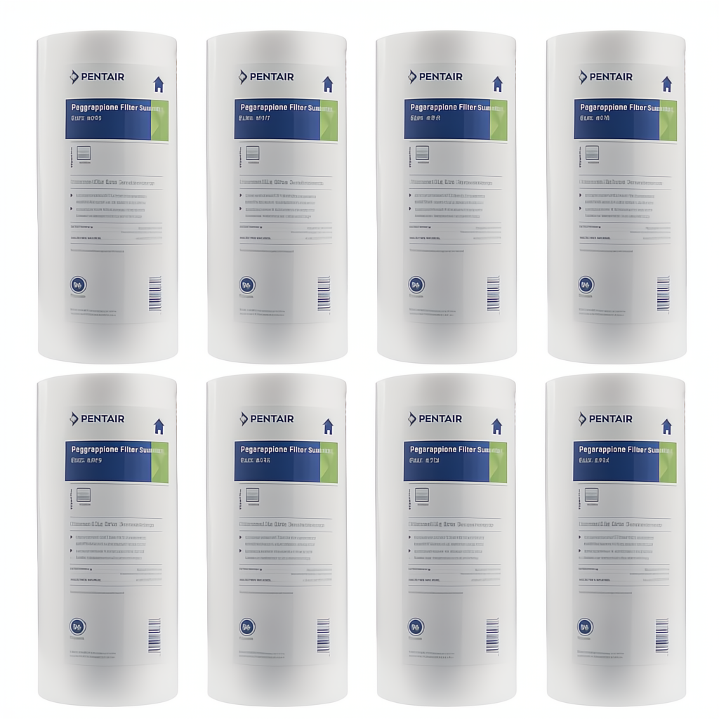 Pentair 10" BB Sediment DGD-5005 8 Pack #155357-43 | Bundle
