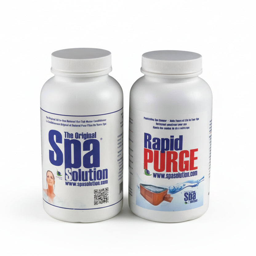 Spa Solution & Purge Hot Tub Conditioner 2 Pack | Bundle
