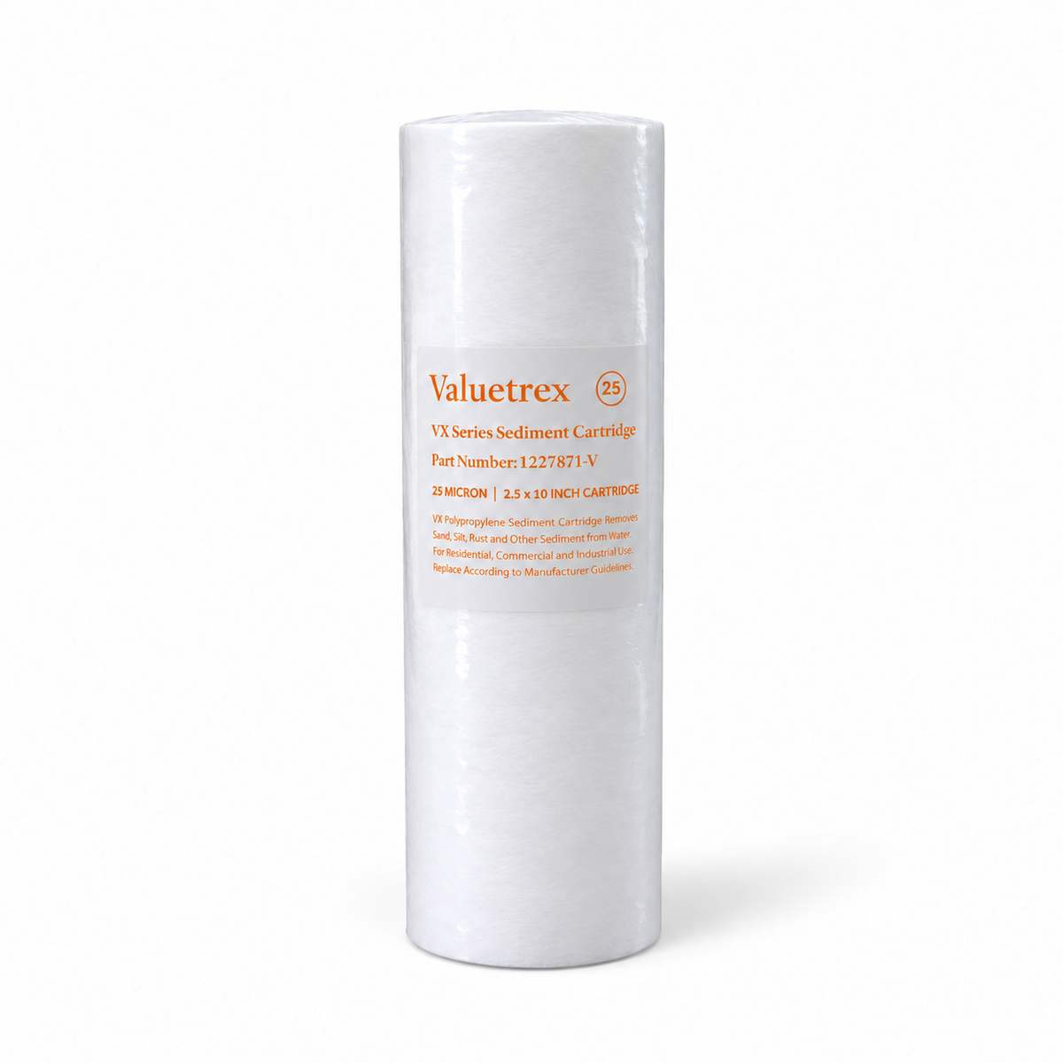 Valuetrex 10" - Filtre à sédiments 25 microns #1227871-V | Livraison gratuite