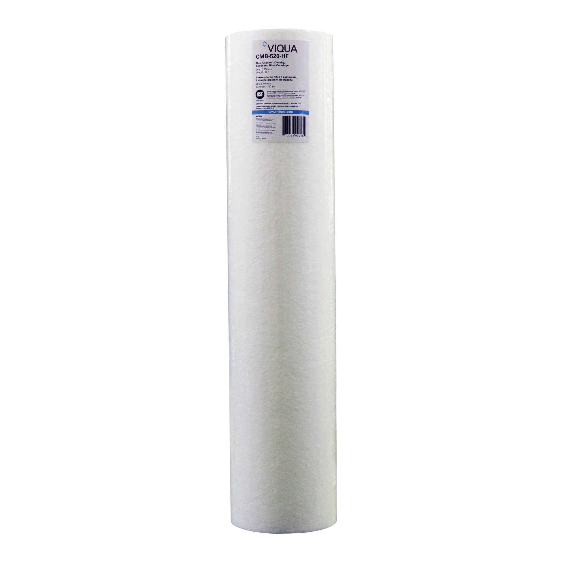 Viqua 20" 20 to 5 Micron Sediment Filter #SMF CMB-520-HF