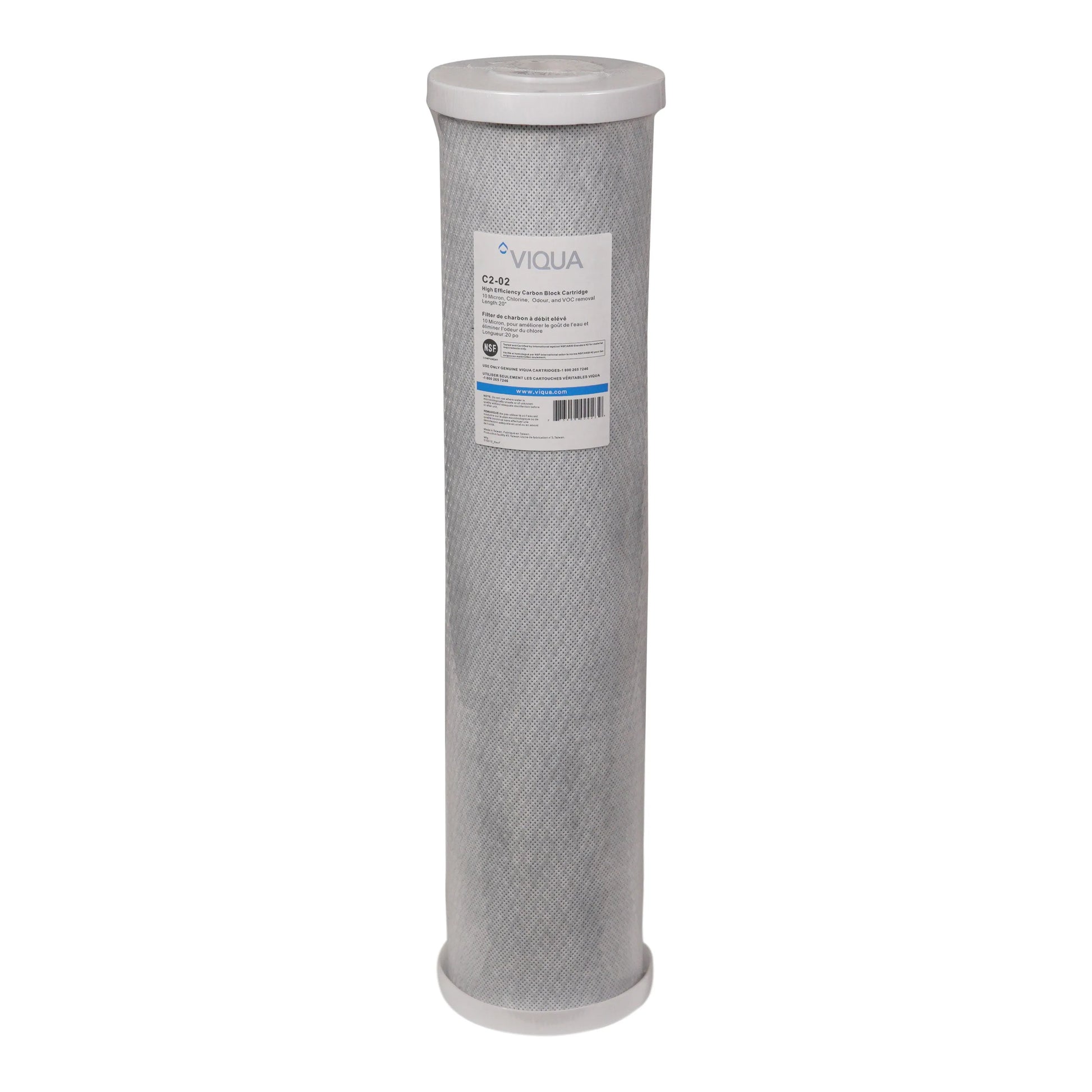 Viqua 20" BB Modified 10M Carbon Block Water Filter C2-02 