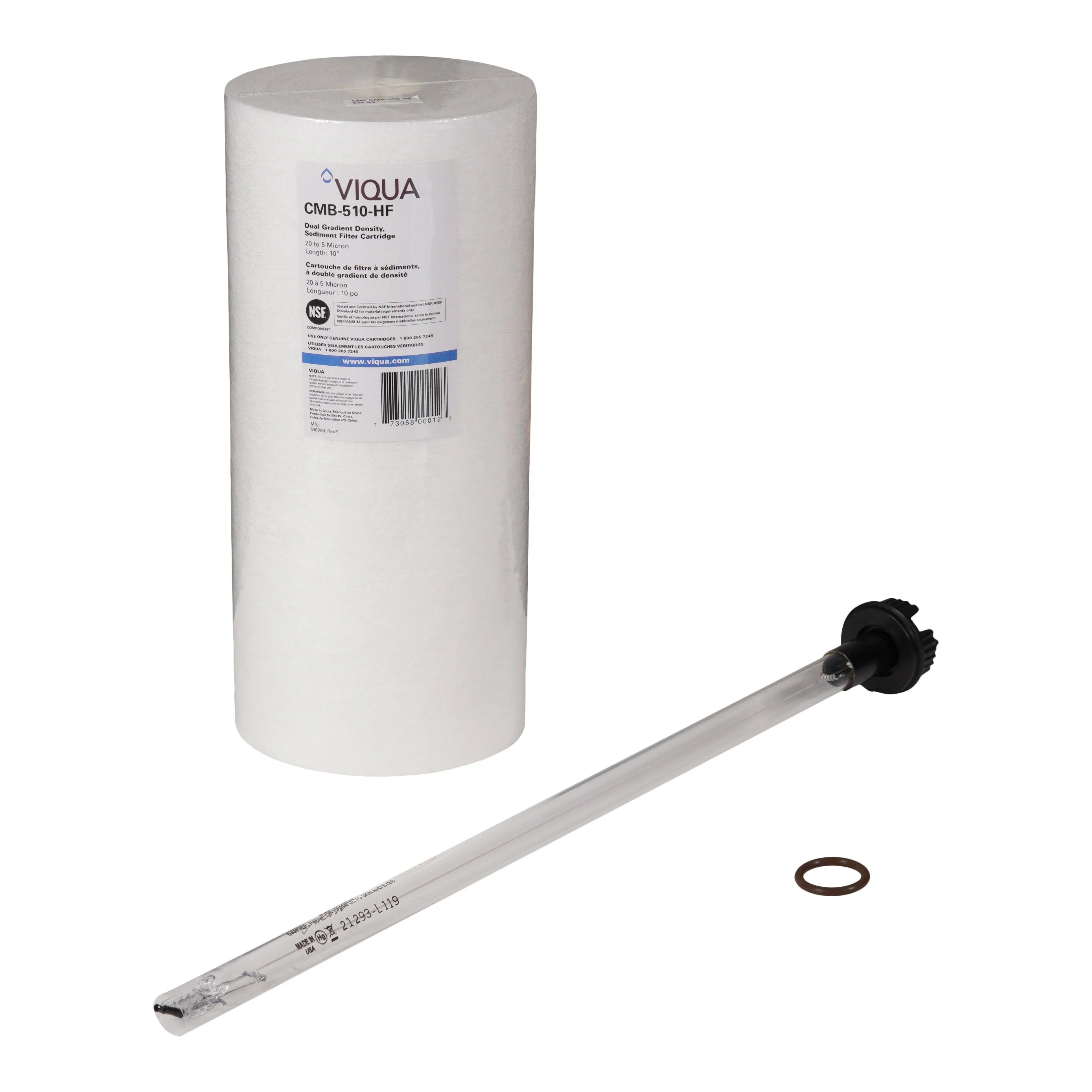 Viqua IHS10-D4 Genuine Replacement UV Lamp and Filter | Bundle