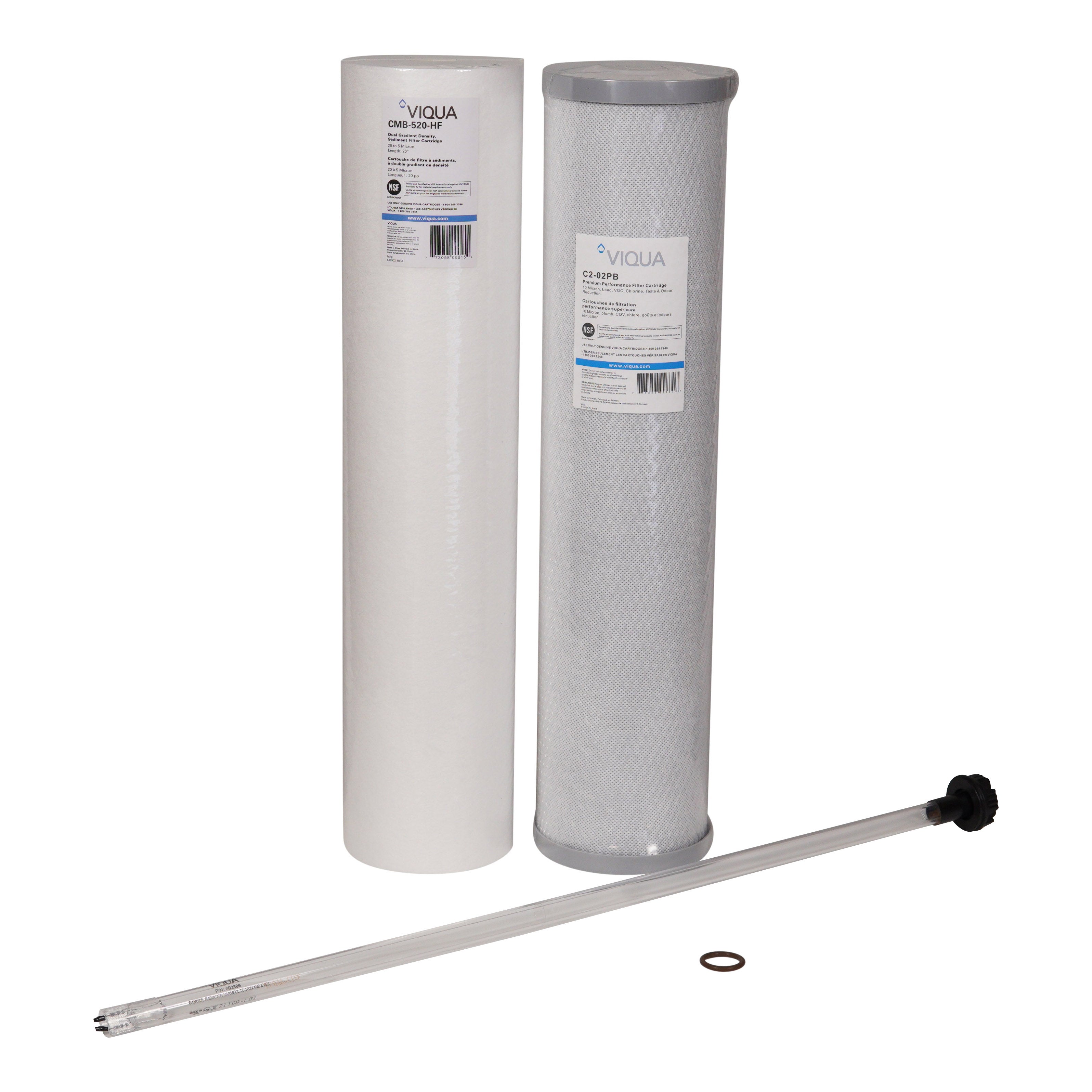 Viqua IHS22-E4 Genuine Replacement UV Lamp and Filters | Bundle