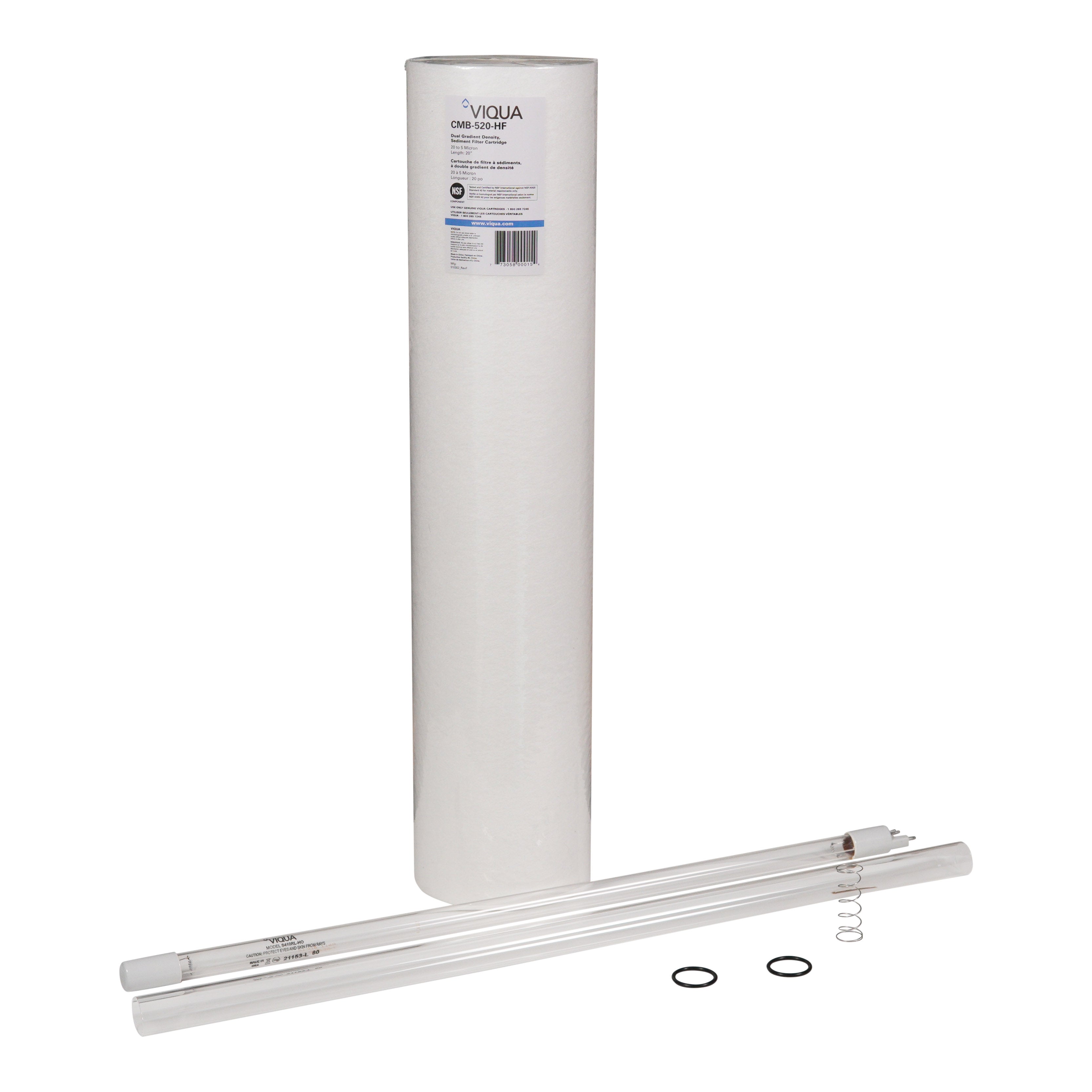 Viqua VH410-F20 Replacement UV Lamp, Sleeve and Filter | Bundle