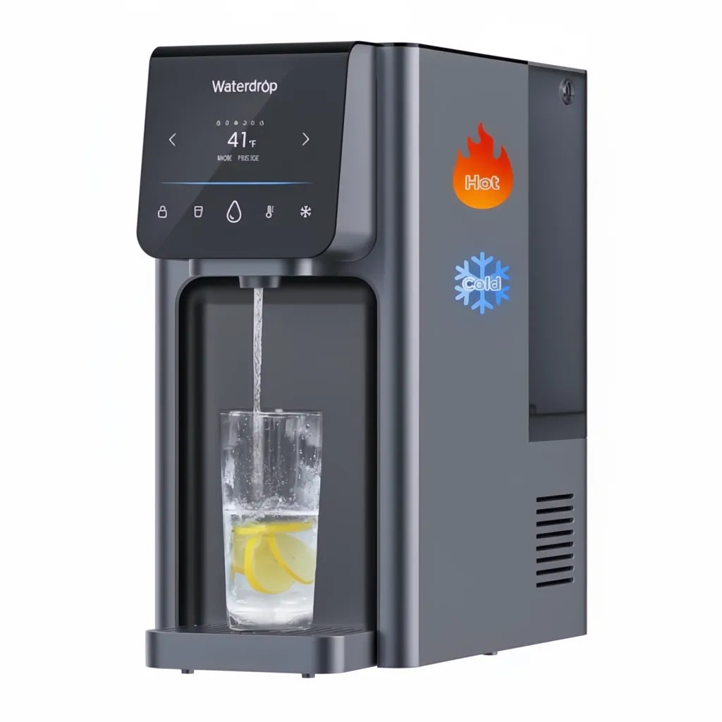 Waterdrop Countertop Reverse Osmosis Hot Cold Water Dispenser