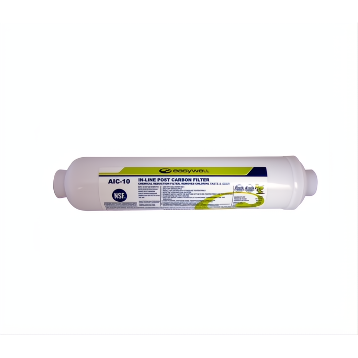 Waterite 10″ Inline Post Carbon Filter with 1/4″ FNPT -AIC10/FWIC10N