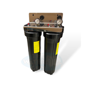 HUM Water 20" Dual Big Blue Housings FR-2BB-WOF