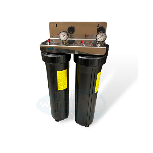 HUM Water 20" Dual Big Blue Housings FR-2BB-WOF | Livraison gratuite