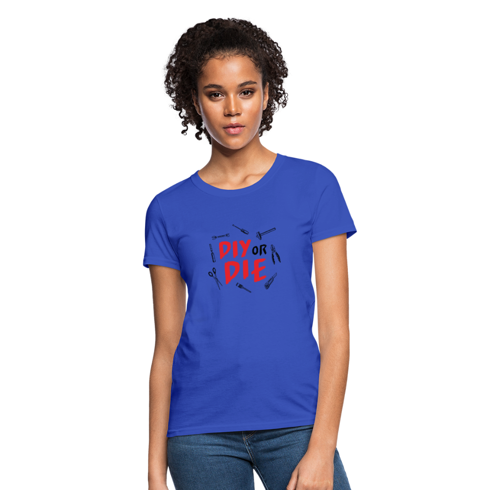 Women&#39;s DIY or Die T Shirt - royal blue