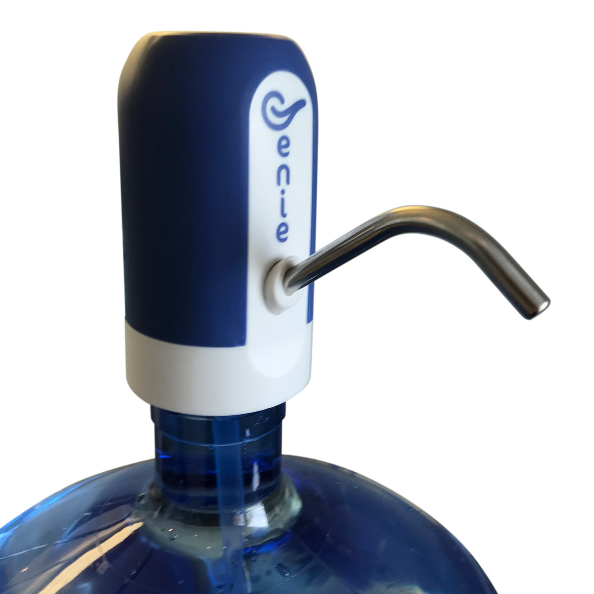 Genie Rechargeable Automatic Water Jug Pump on jug