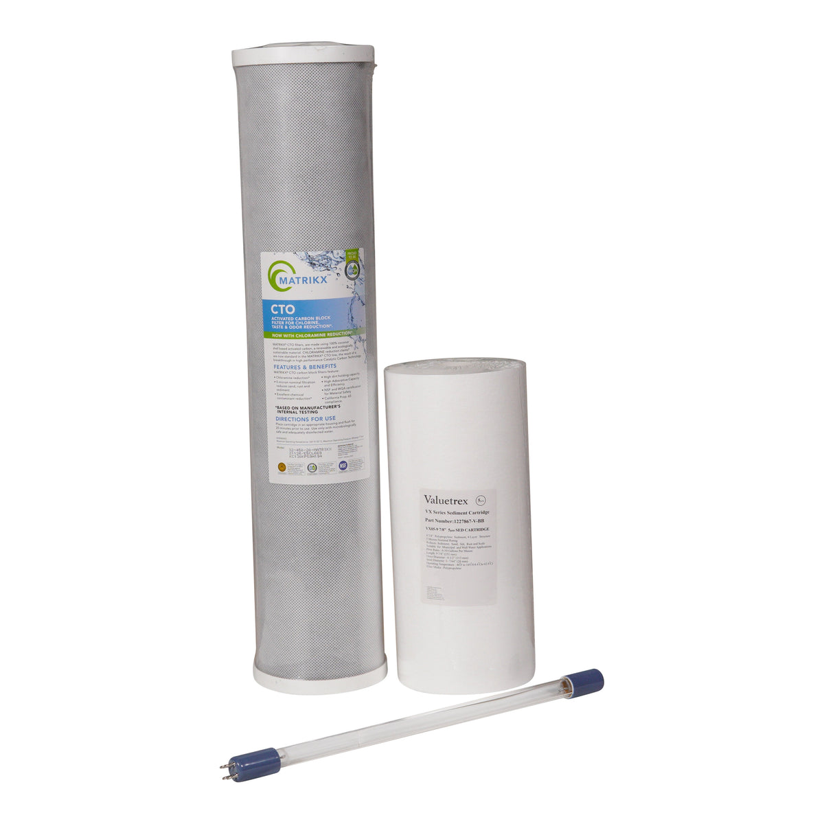Greenway GUVR10-20H Replacement UV Lamp and Filters
