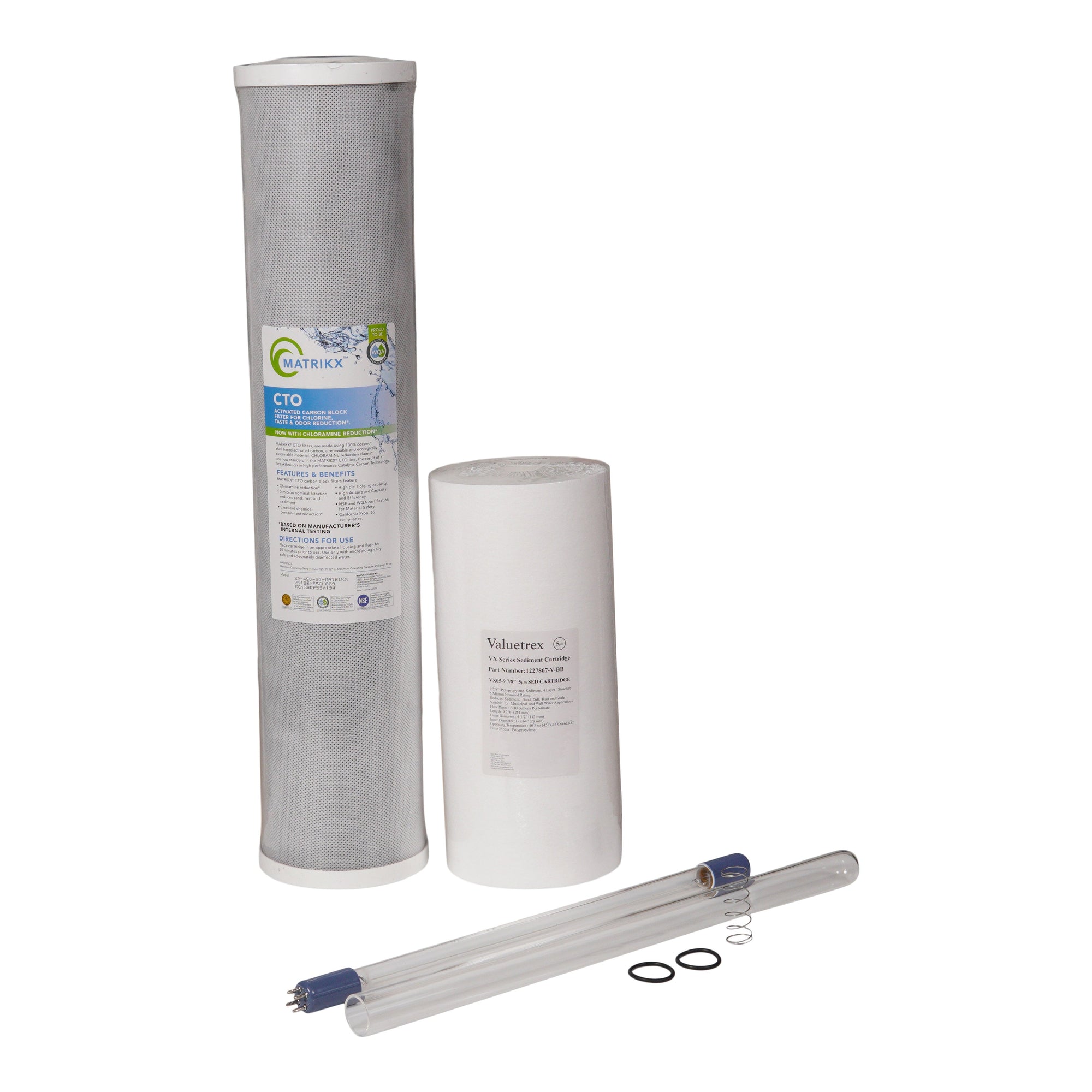 Greenway GUVR10-20H Replacement UV Lamp, Sleeve and Filters