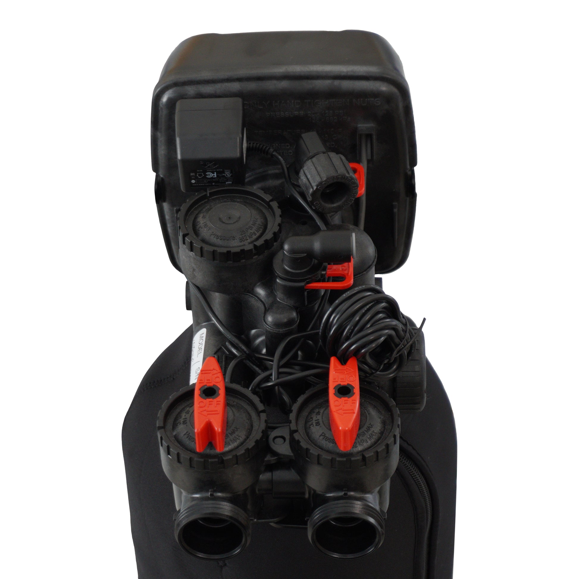 HUM Water Care Metered Water Softener 75K  Top View